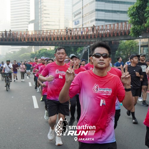 Race photo from SMARTFREN RUN 2026 VIBES