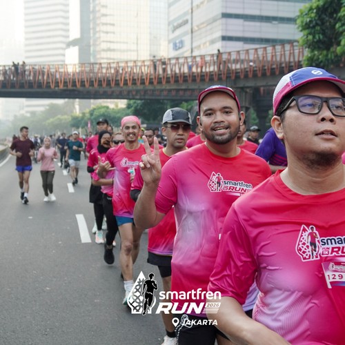 Race photo from SMARTFREN RUN 2026 VIBES