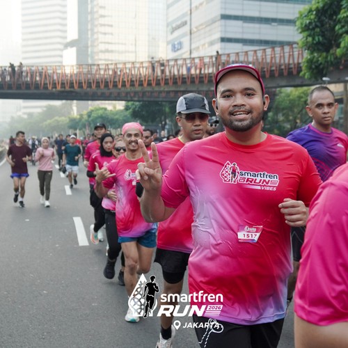 Race photo from SMARTFREN RUN 2026 VIBES