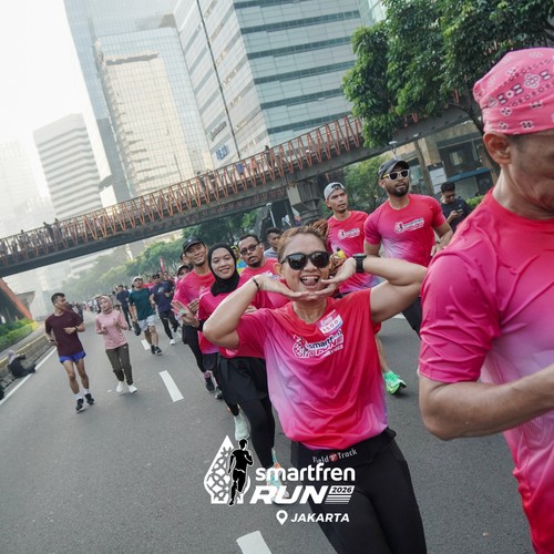 Race photo from SMARTFREN RUN 2026 VIBES
