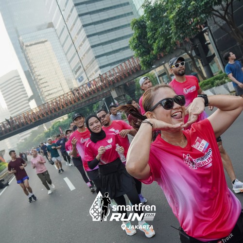 Race photo from SMARTFREN RUN 2026 VIBES