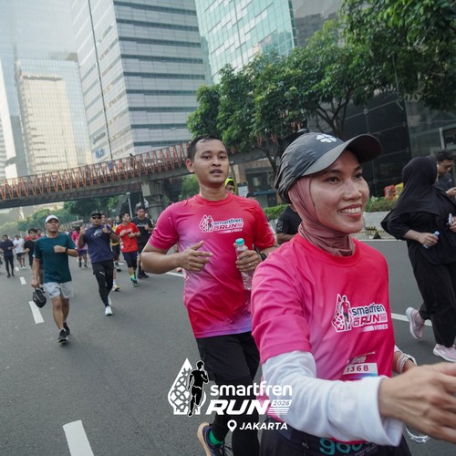 Race photo from SMARTFREN RUN 2026 VIBES