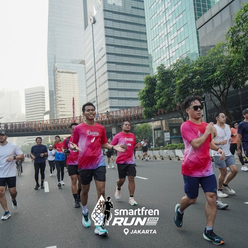 Race photo from SMARTFREN RUN 2026 VIBES