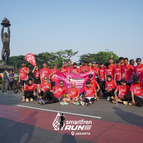Race photo from SMARTFREN RUN 2026 VIBES