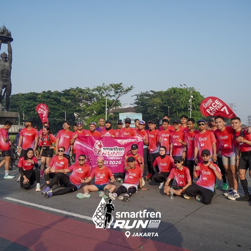 Race photo from SMARTFREN RUN 2026 VIBES