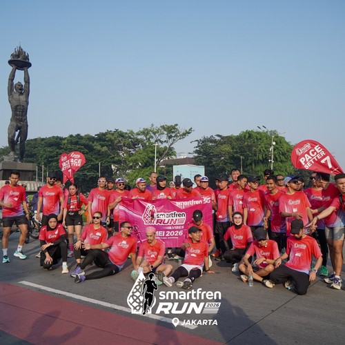 Race photo from SMARTFREN RUN 2026 VIBES
