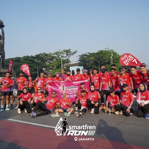 Race photo from SMARTFREN RUN 2026 VIBES