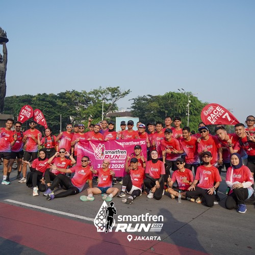 Race photo from SMARTFREN RUN 2026 VIBES