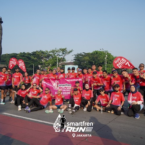 Race photo from SMARTFREN RUN 2026 VIBES