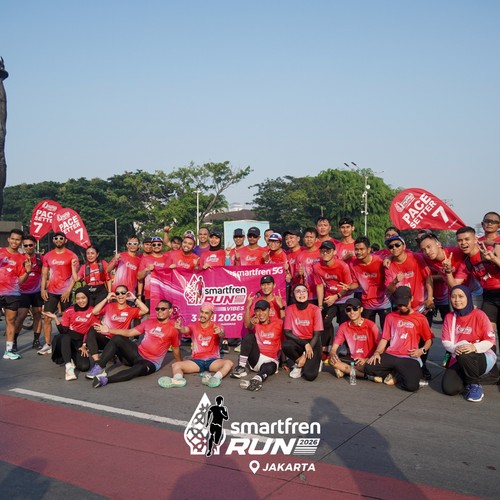 Race photo from SMARTFREN RUN 2026 VIBES
