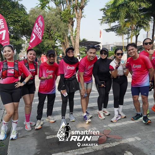 Race photo from SMARTFREN RUN 2026 VIBES