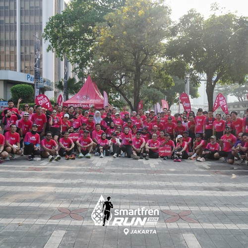 Race photo from SMARTFREN RUN 2026 VIBES