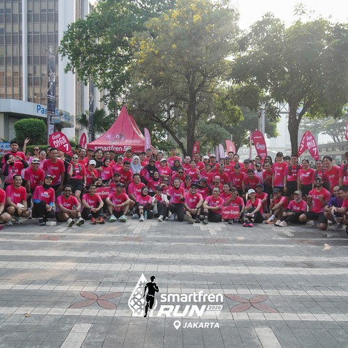 Race photo from SMARTFREN RUN 2026 VIBES