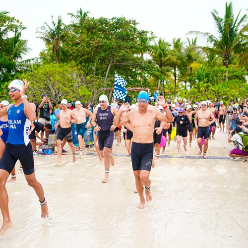 Race photo from Belitung Multisport Festival