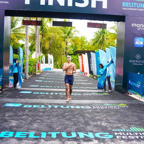 Race photo from Belitung Multisport Festival