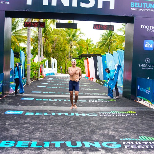 Race photo from Belitung Multisport Festival