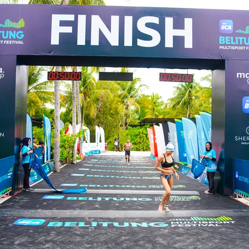 Race photo from Belitung Multisport Festival