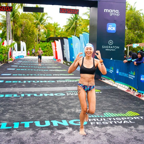 Race photo from Belitung Multisport Festival