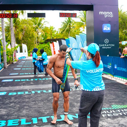 Race photo from Belitung Multisport Festival