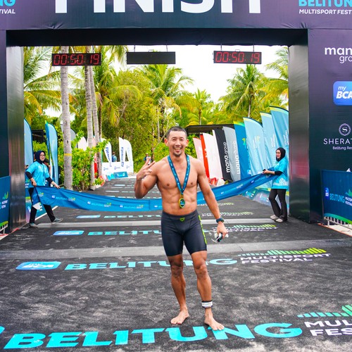 Race photo from Belitung Multisport Festival