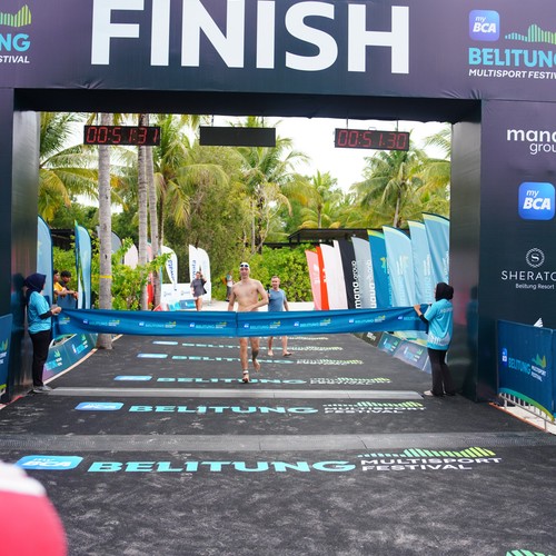 Race photo from Belitung Multisport Festival