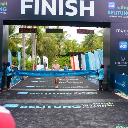 Race photo from Belitung Multisport Festival