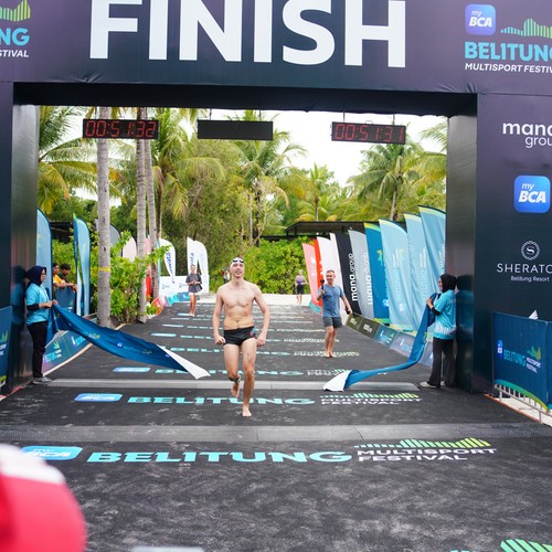 Race photo from Belitung Multisport Festival