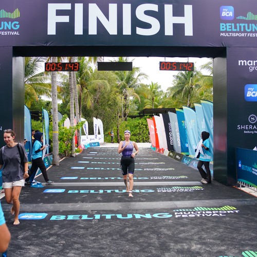 Race photo from Belitung Multisport Festival