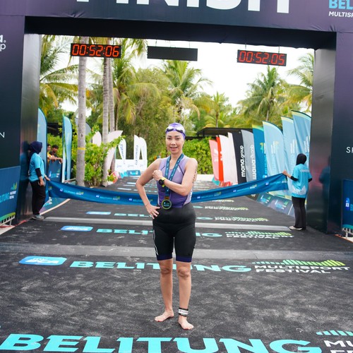 Race photo from Belitung Multisport Festival