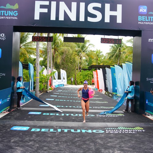 Race photo from Belitung Multisport Festival