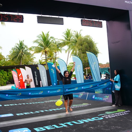 Race photo from Belitung Multisport Festival