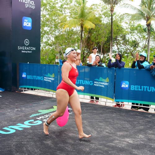 Race photo from Belitung Multisport Festival