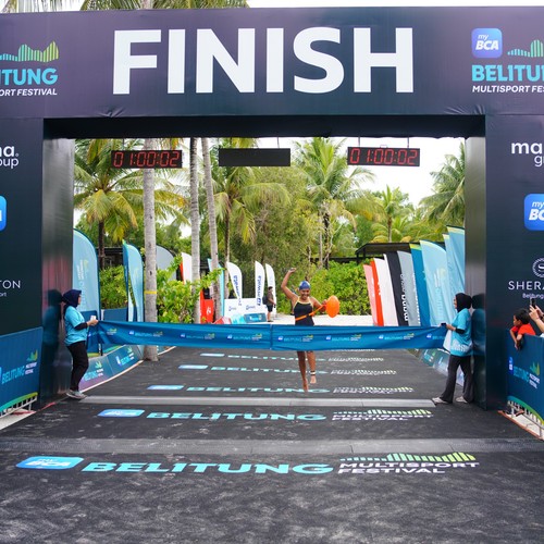 Race photo from Belitung Multisport Festival