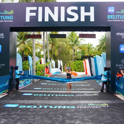 Race photo from Belitung Multisport Festival