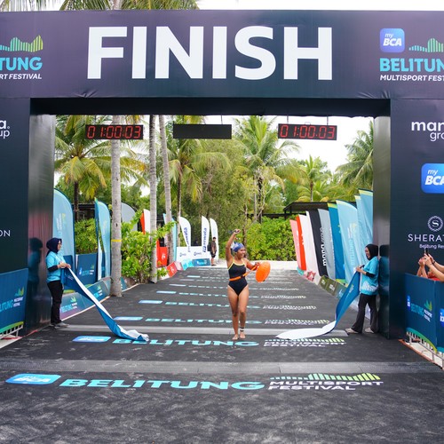 Race photo from Belitung Multisport Festival