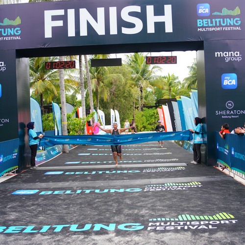Race photo from Belitung Multisport Festival