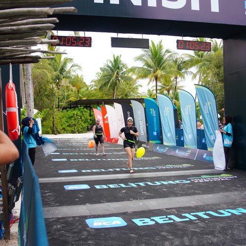 Race photo from Belitung Multisport Festival