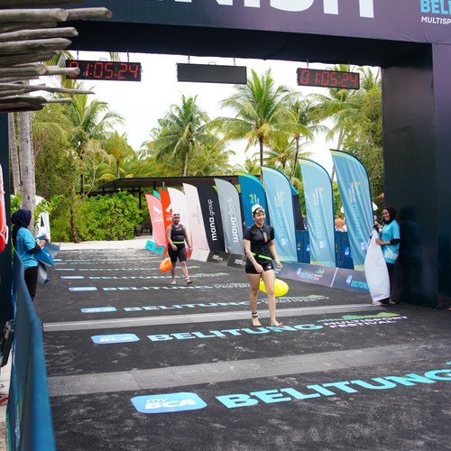 Race photo from Belitung Multisport Festival