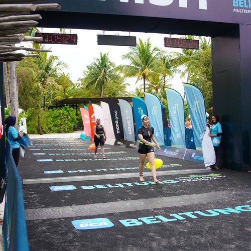 Race photo from Belitung Multisport Festival
