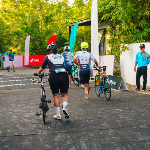 Race photo from Belitung Multisport Festival
