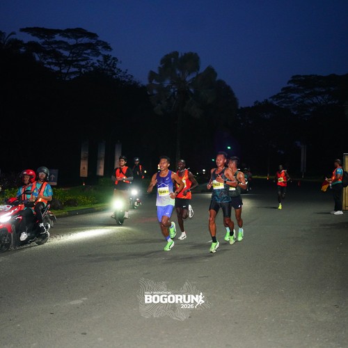 Race photo from BOGORUN 2026