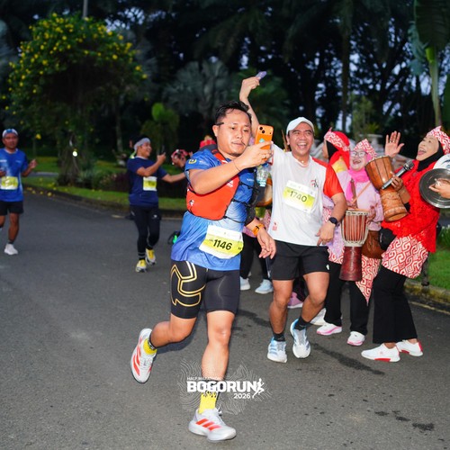 Race photo from BOGORUN 2026