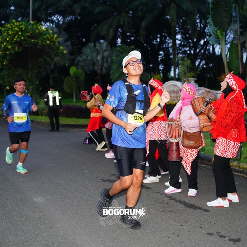 Race photo from BOGORUN 2026