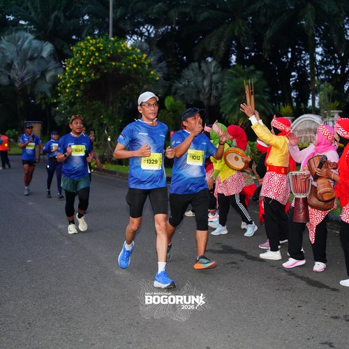 Race photo from BOGORUN 2026