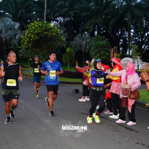 Race photo from BOGORUN 2026