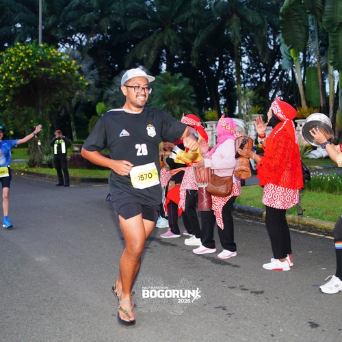 Race photo from BOGORUN 2026