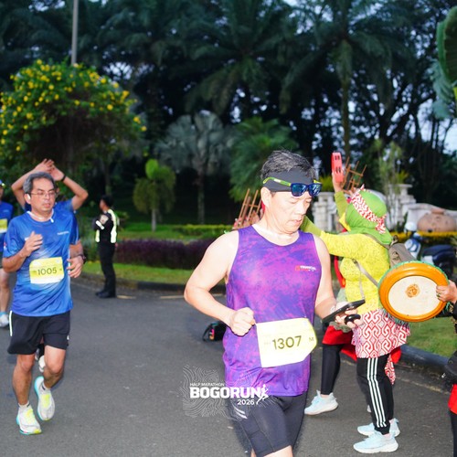 Race photo from BOGORUN 2026