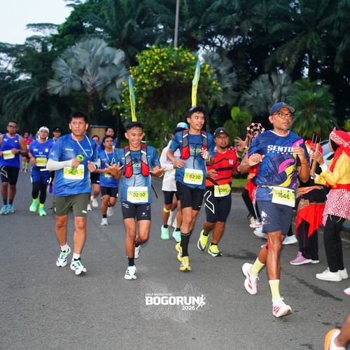 Race photo from BOGORUN 2026