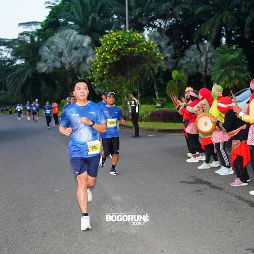 Race photo from BOGORUN 2026