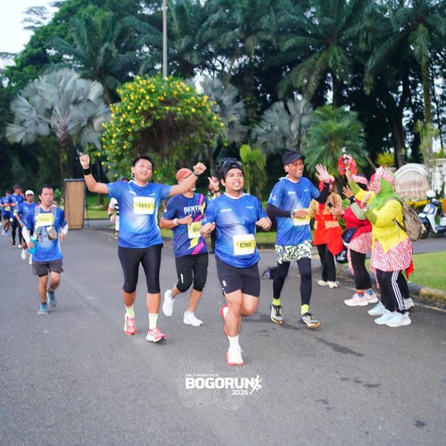 Race photo from BOGORUN 2026